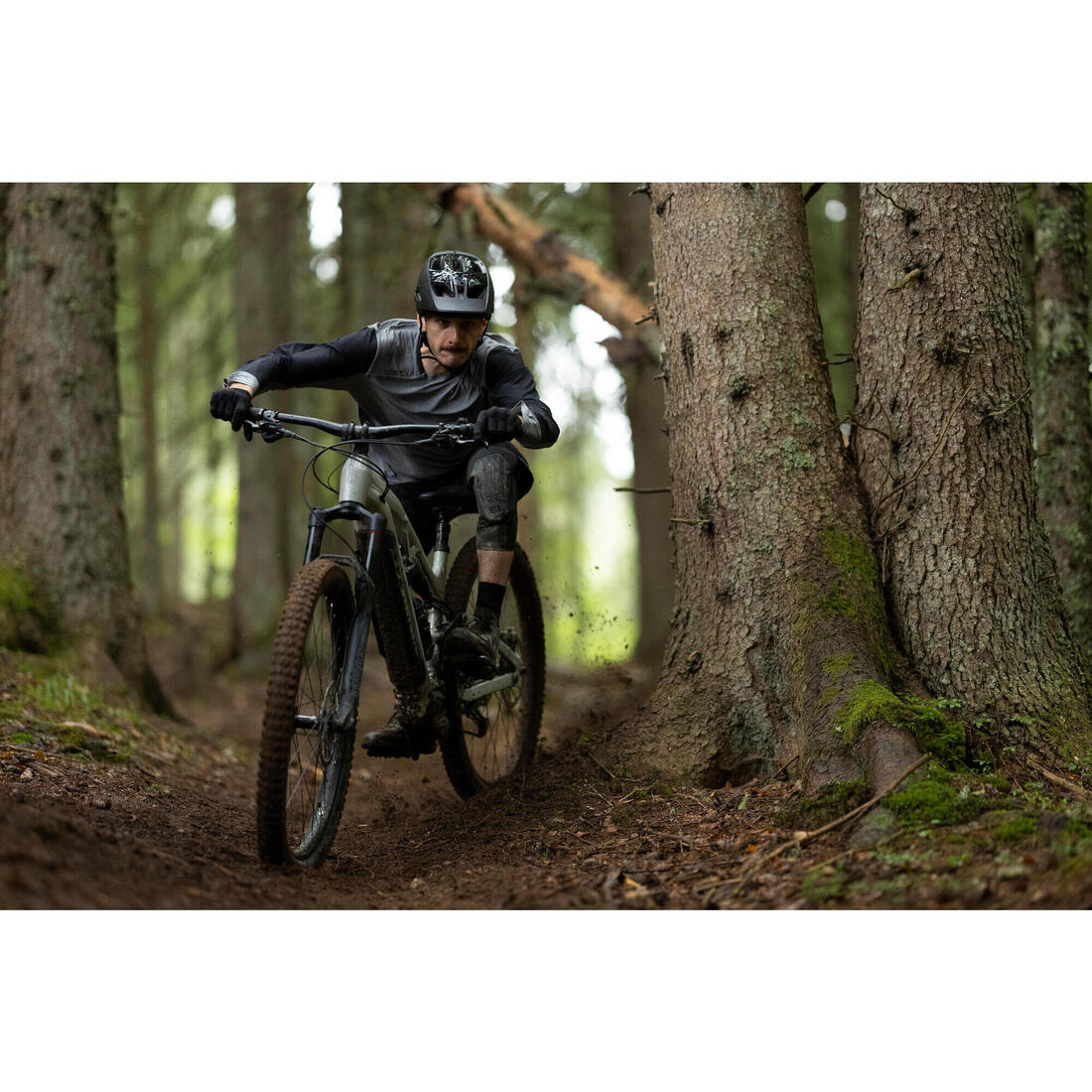 Vélo vtt électrique all-mountain tout suspendu 29" - e-feel 700 s