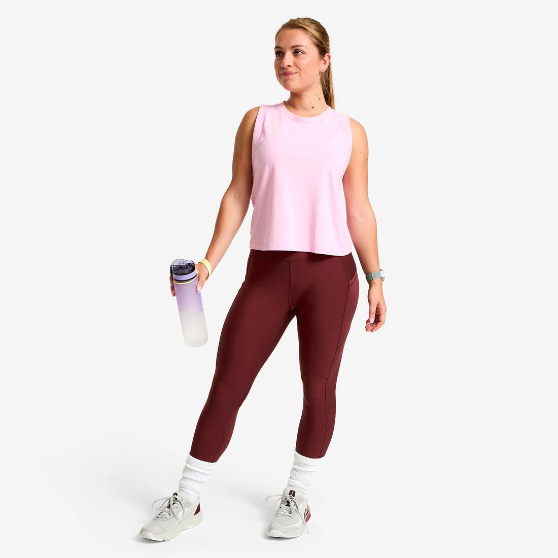 Legging de sport respirant avec poche de téléphone femme