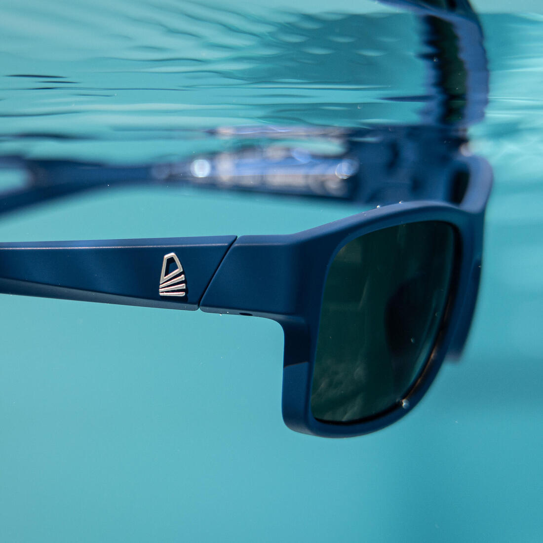 Lunettes de soleil polarisées flottantes voile SAILING 100 taille S Noir