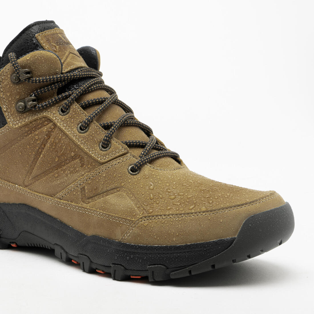 Chaussures de randonnée mid imperméables homme, NH500 Cuir WP