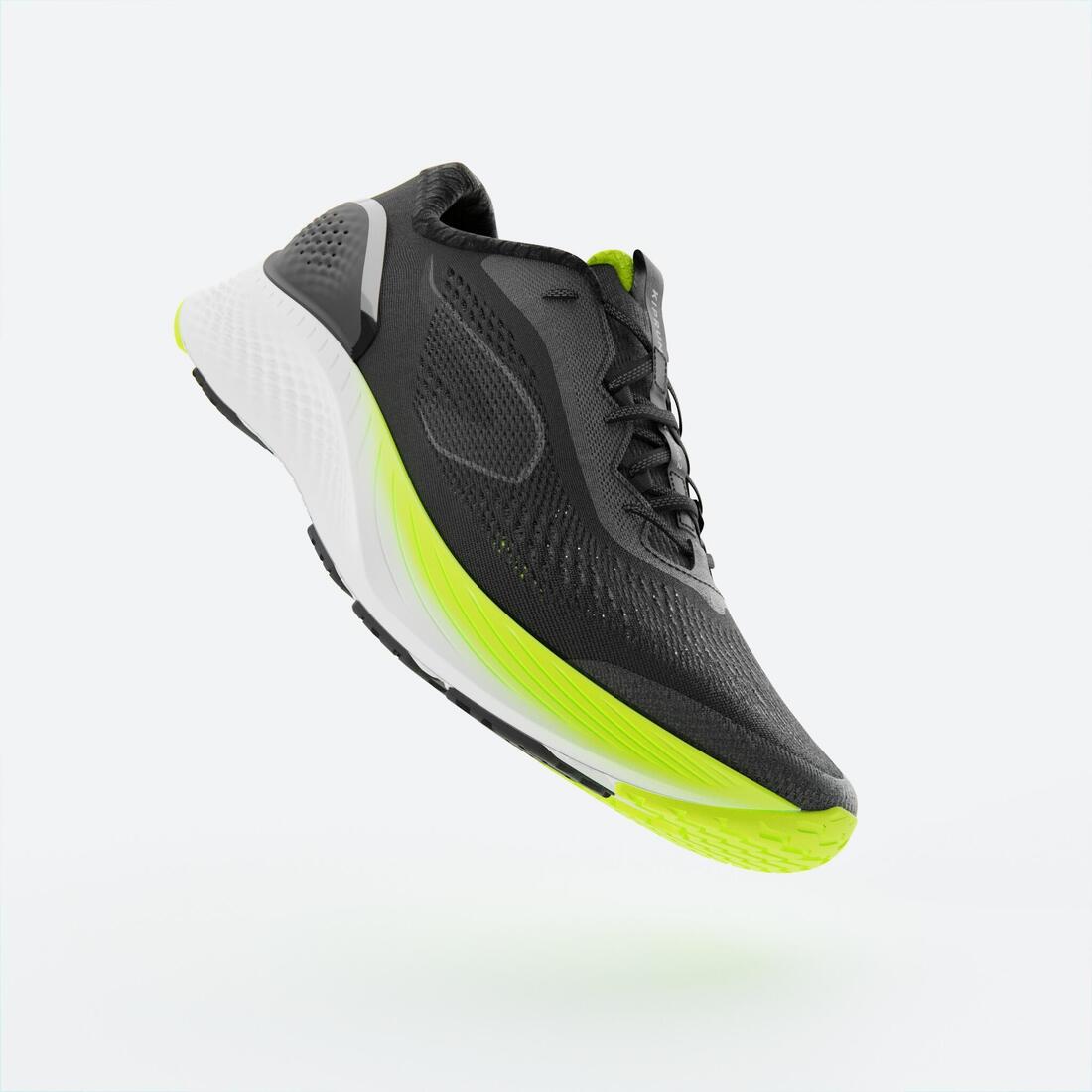 Chaussure de running homme kiprun ks500 2 noir jaune