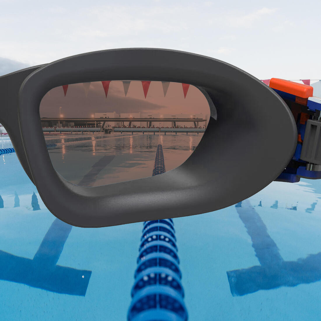 Lunettes De Natation SPIRIT - Verres Miroirs - Petite Taille