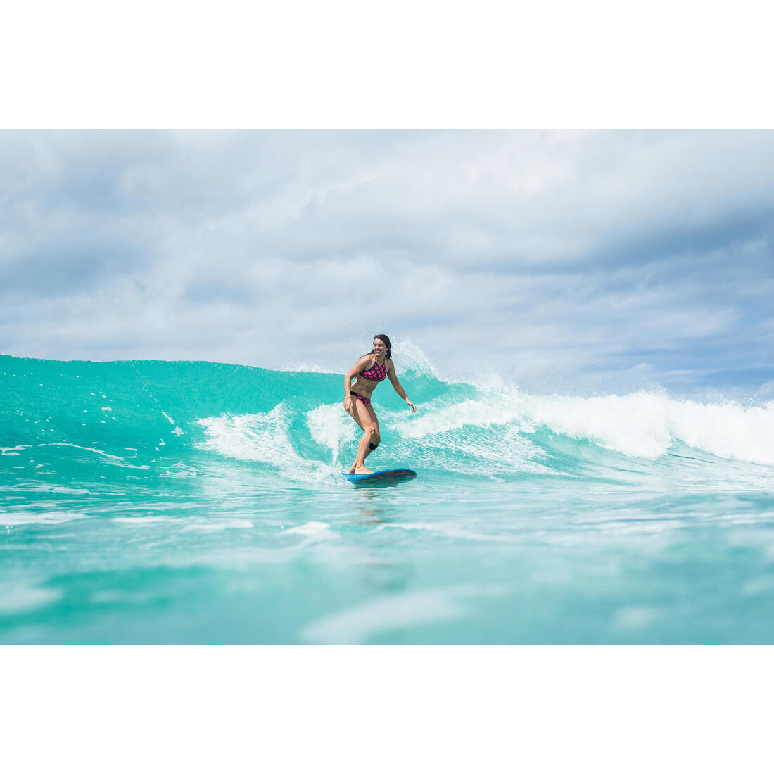 Haut de maillot de bain femme brassière de surf dos dégagé ANDREA KOGA MALDIVES