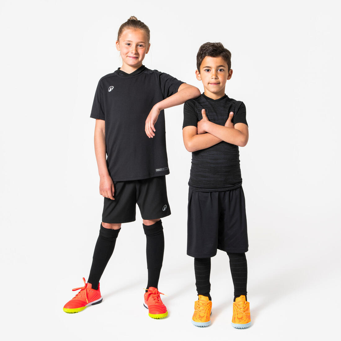 SOUS-VETEMENT THERMIQUE HAUT MANCHES COURTES  ENFANT NOIR KEEPDRY 500