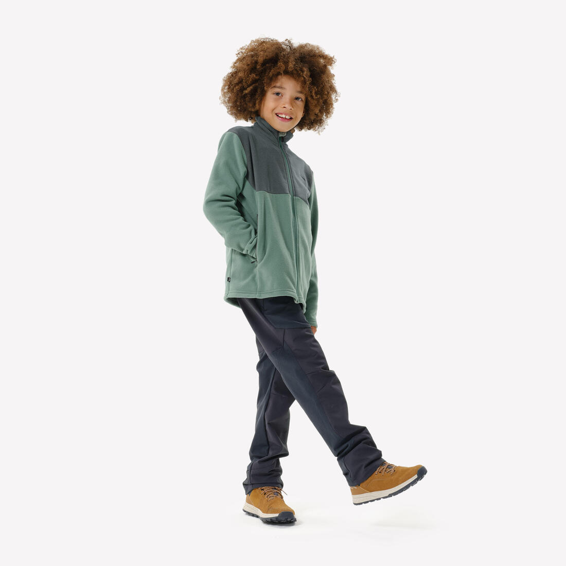 Veste polaire de randonnée enfant 7-15 ans, MH500 zip