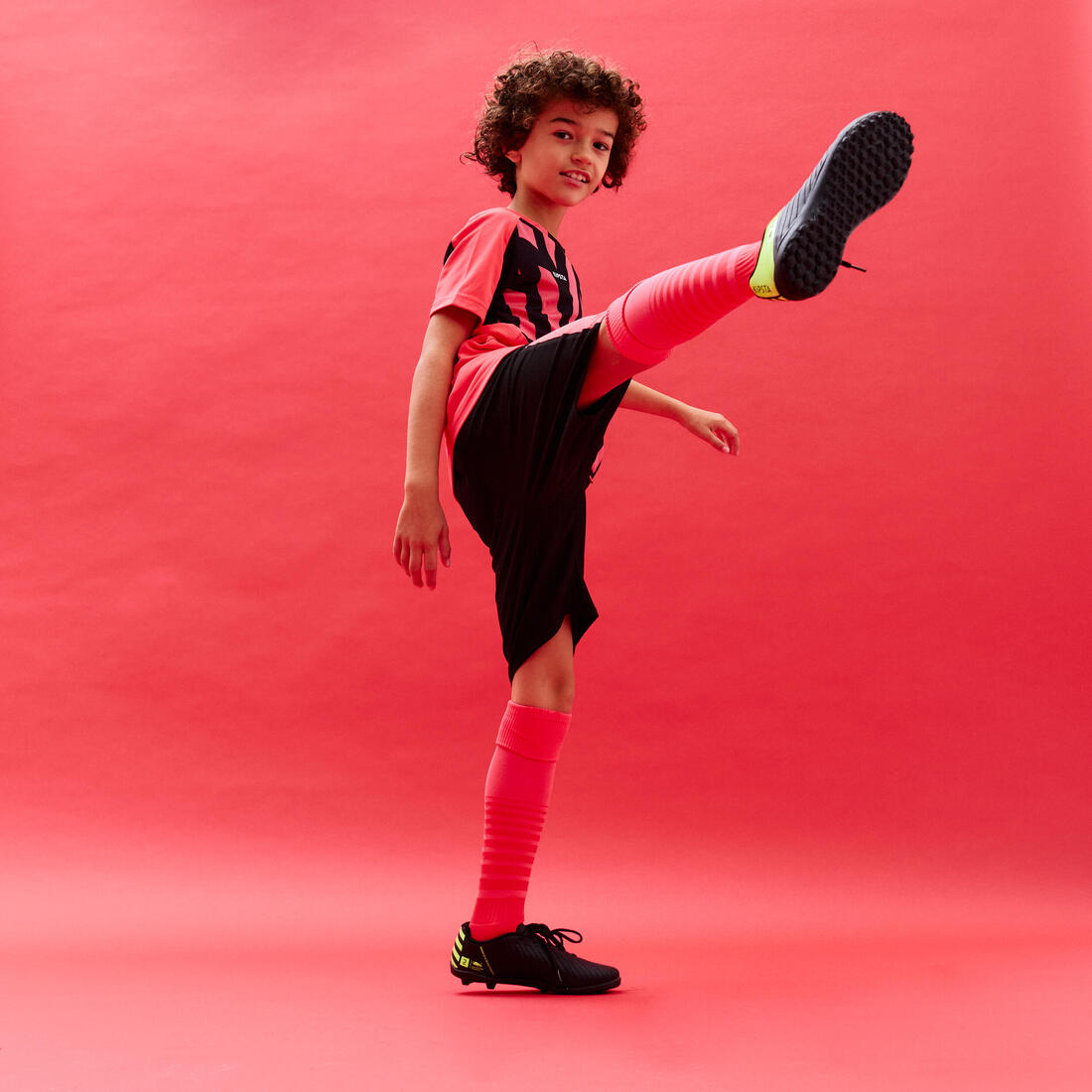 Chaussettes de football rayée enfant viralto club jr marine