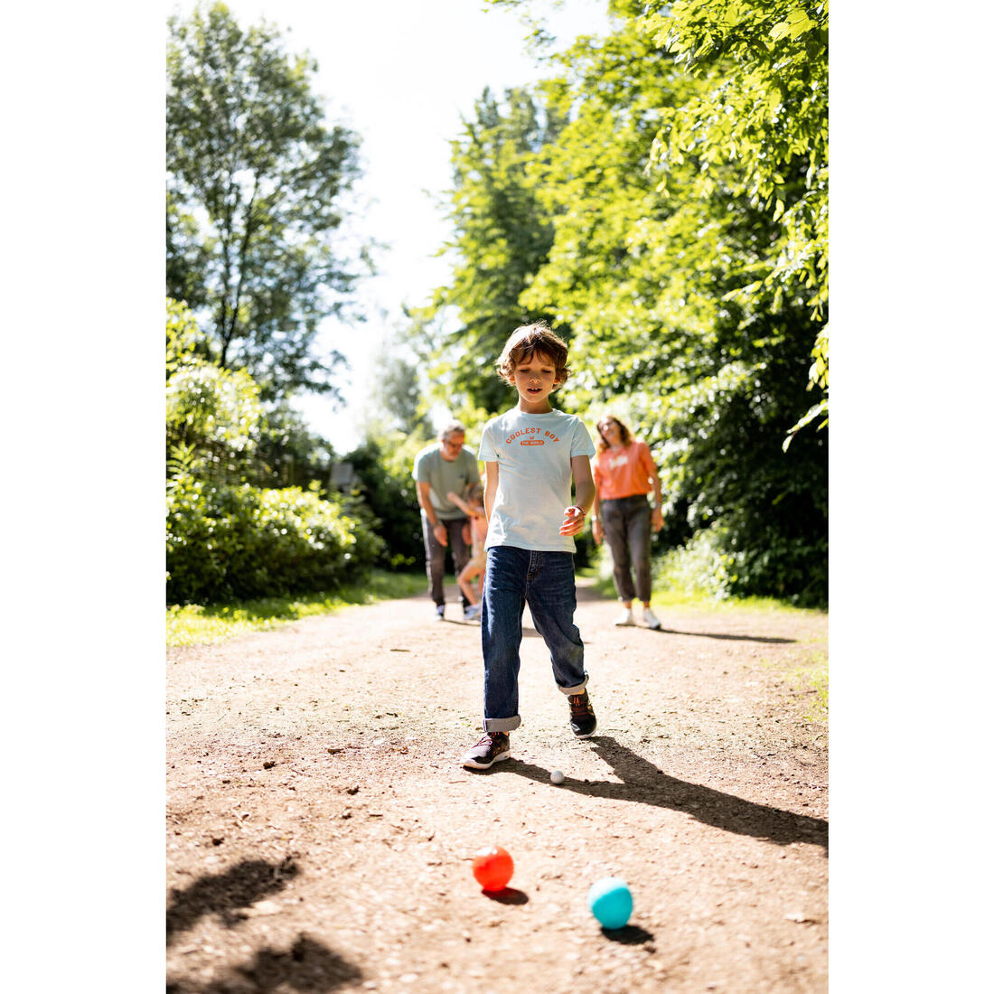 Jeu de 8 boules de pétanque en plastique