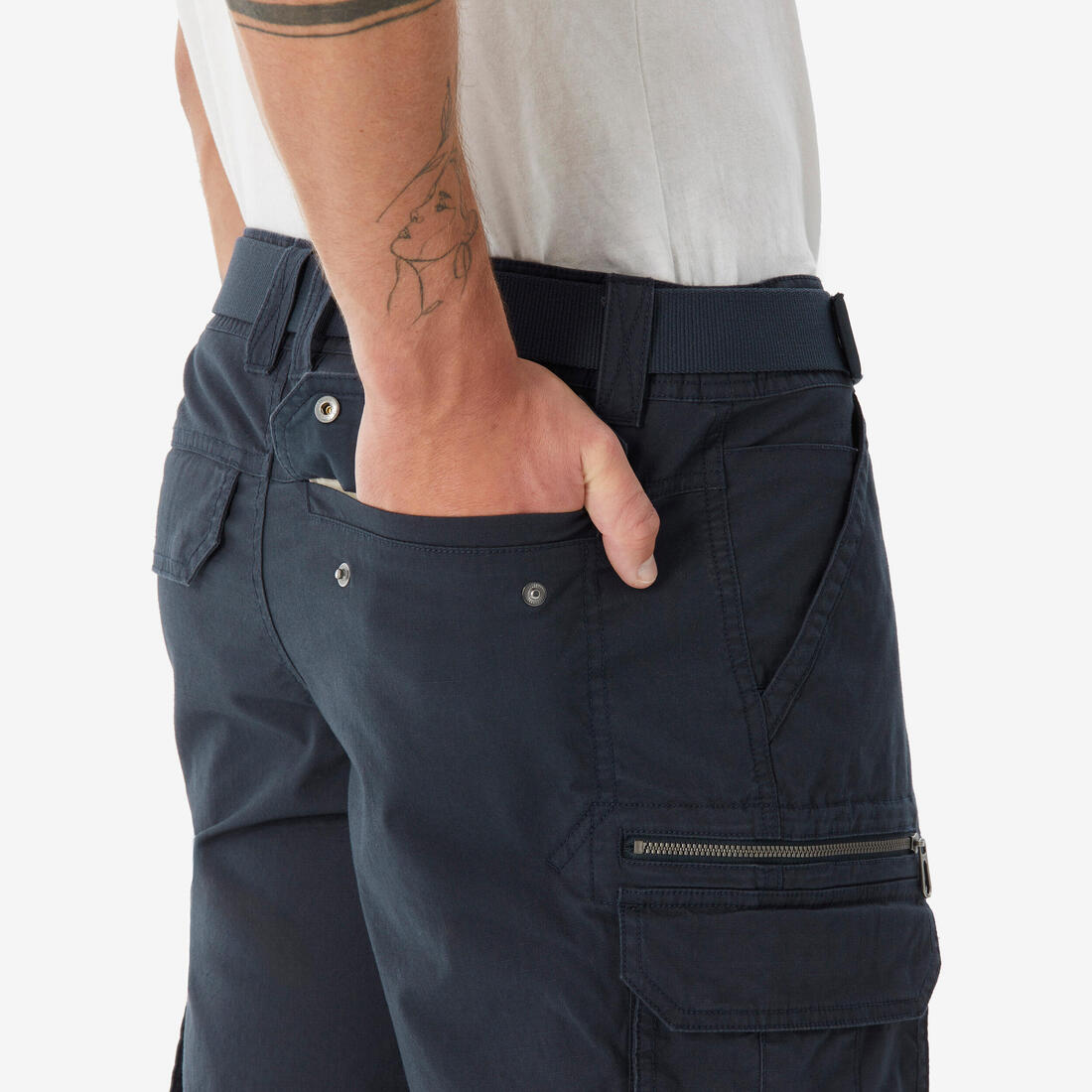 Pantalon de randonnée homme, NH500 Cargo
