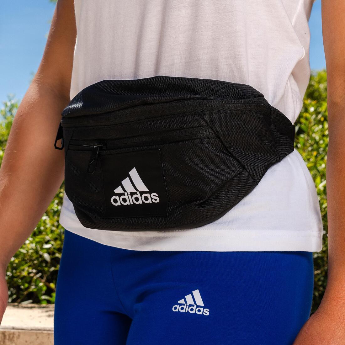 Sac banane 2 poches 2,2L, noir