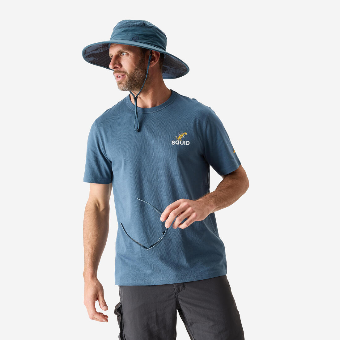 Chapeau de pêche Adulte Bleu 60cm