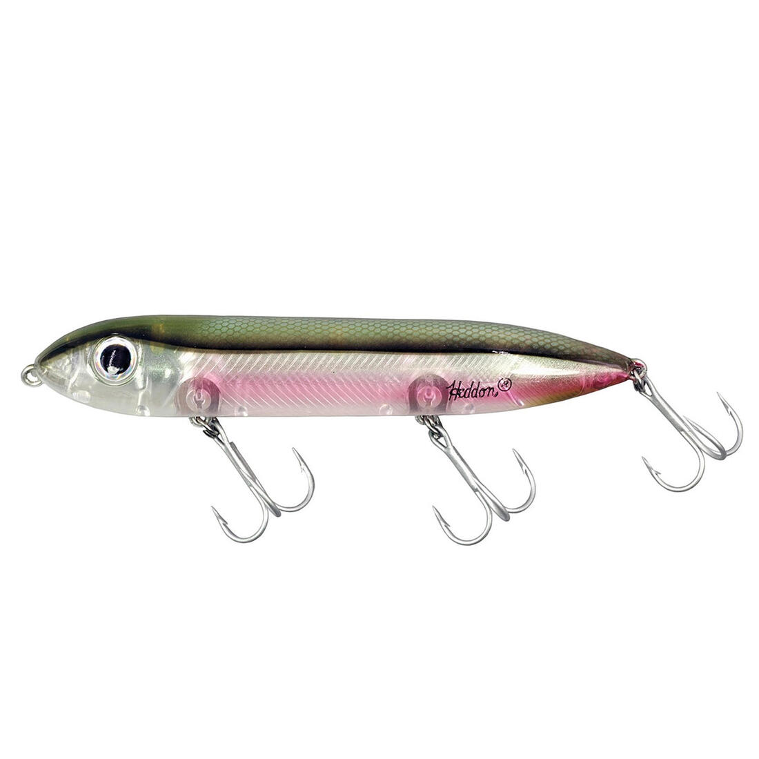 Leurre de surface stickbait  MINI SUPER SPOOK JR 14 GR GHOST EEL pêche en mer