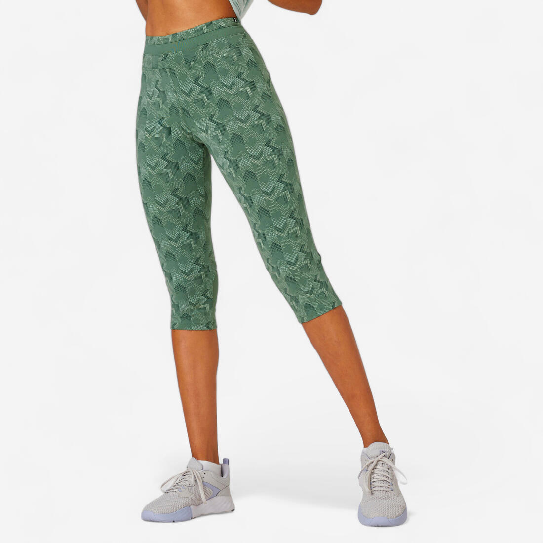 Corsaire majorité coton fitness 520 motifs vert
