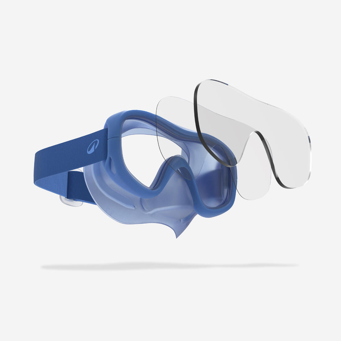 Kit plongée masque ANTI-BUÉE et tuba valve snorkeling, 100 adulte