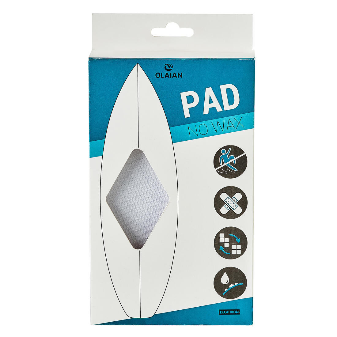 kit antidérapant  PAD NOWAX pour planches de surf en résine. – incolore