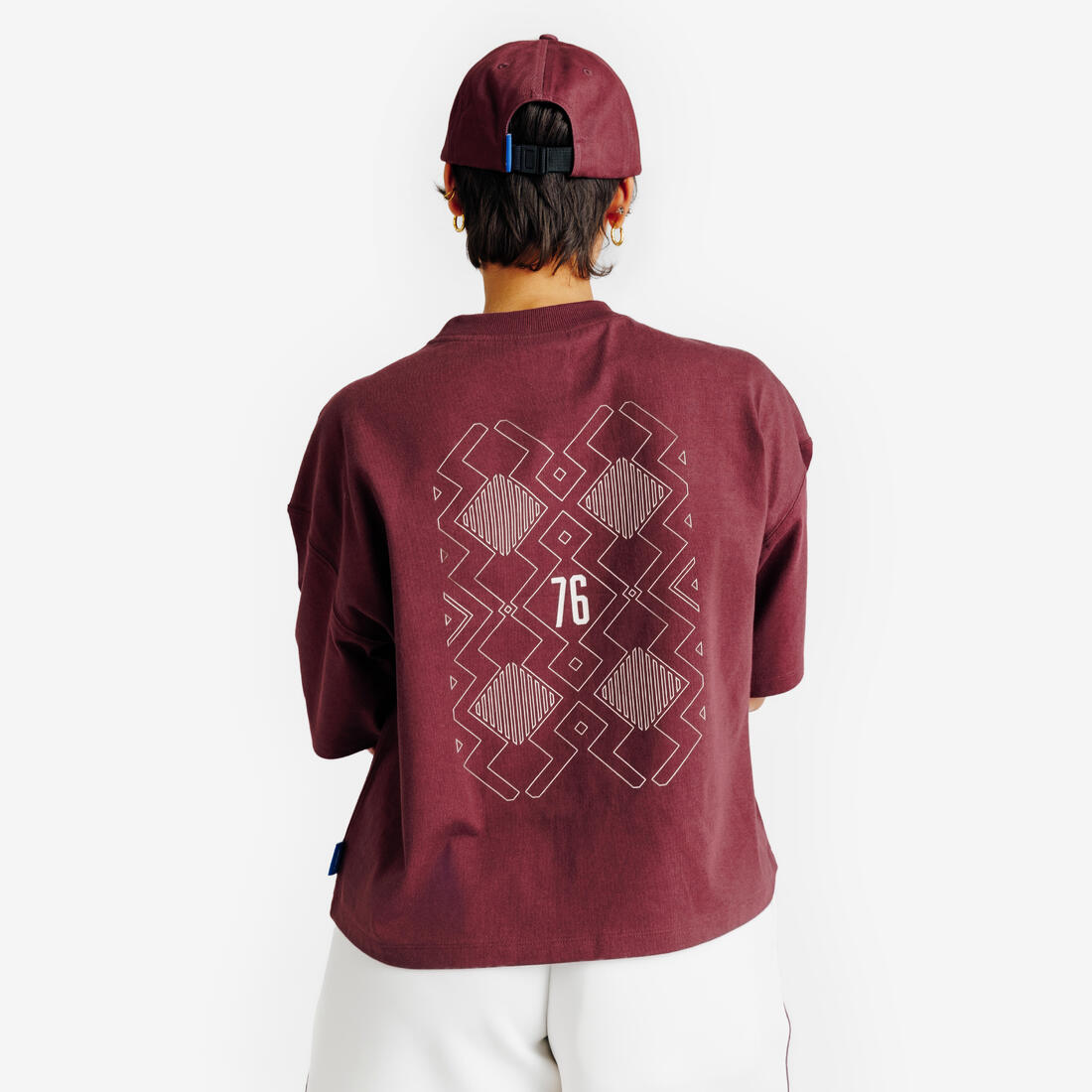 T-shirt crop graphique femme, Heritage