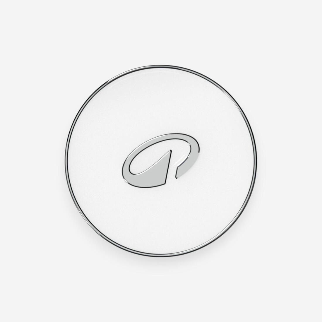 Puce de golf marque-balle métal X2