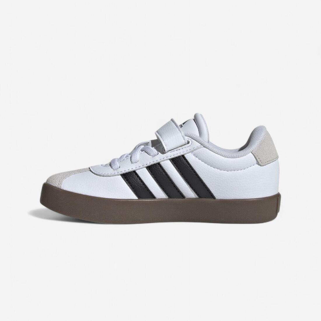 CHAUSSURES VL COURT ADIDAS ENFANT BLANC NOIR GRIS – 8877795