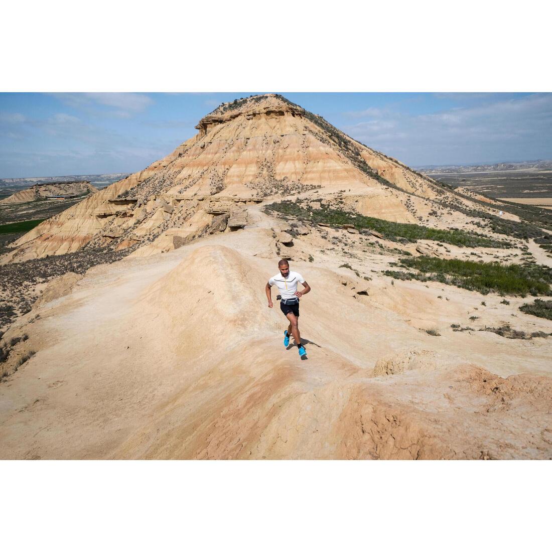 Chaussures trail running compétition homme - kiprun race light mangue