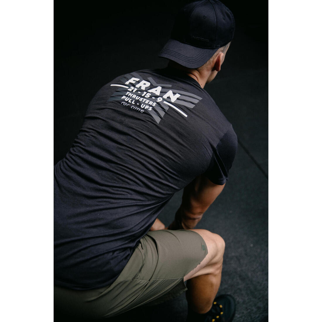 T-shirt de cross training slim respirant homme