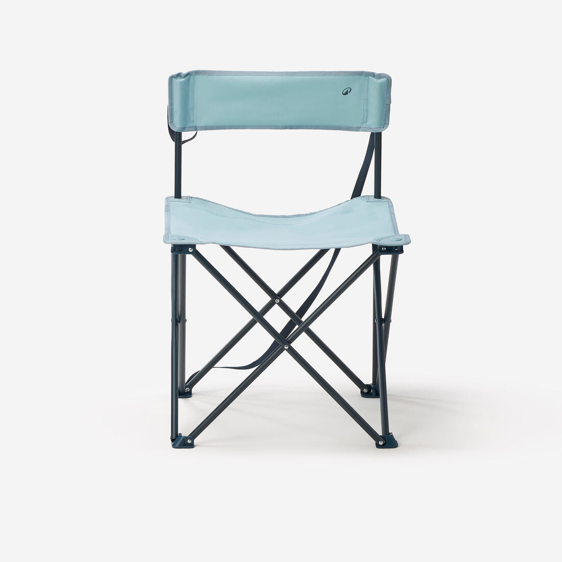 Chaise de camping pliante bleue