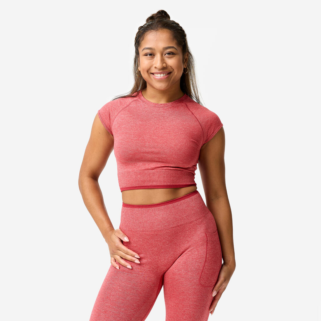 Crop top seamless de musculation femme