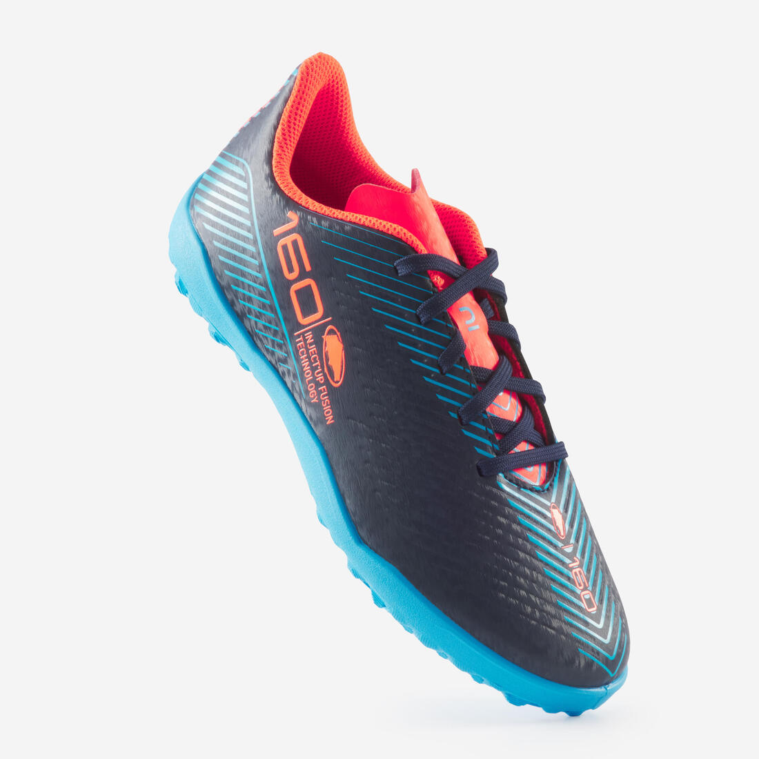 CHAUSSURES DE FOOTBALL ENFANT A LACETS 160 JR TURF .TF