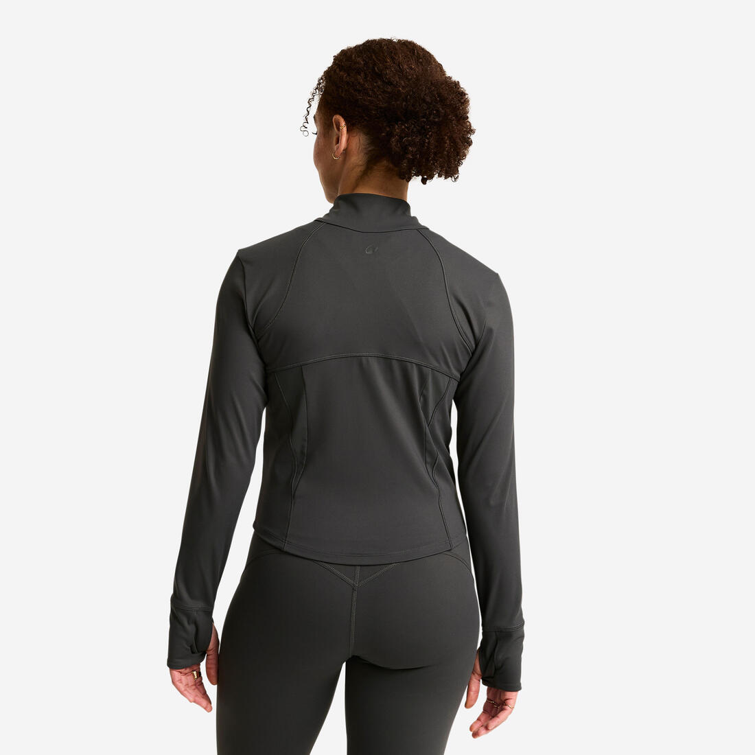 Veste de sport cintrée femme, Shape foncé
