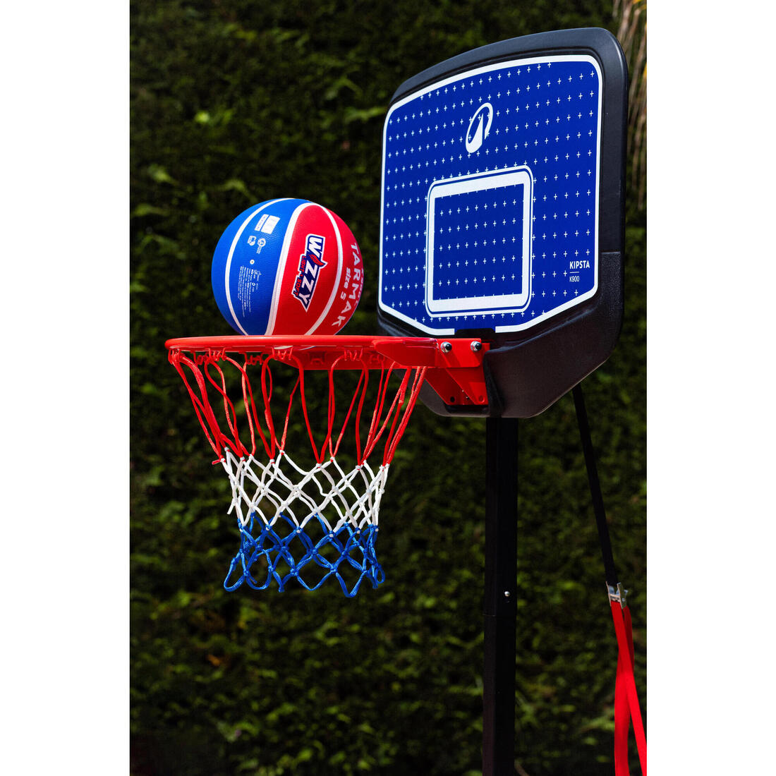 Panier de basket Enfant Dunk sur pied réglable 1,60m à 2,20m - K900
