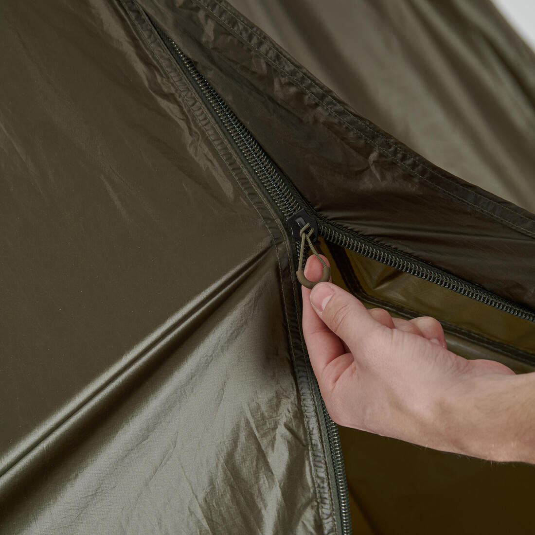 Tarp Tipi Bushcraft Bivouac Imperméable 2 Personnes+ Kaki