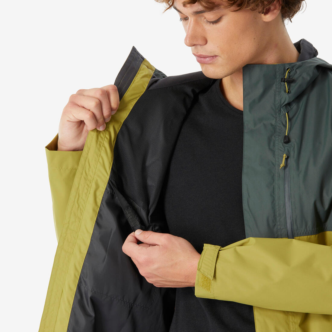 Veste de randonnée imperméable homme, NH500