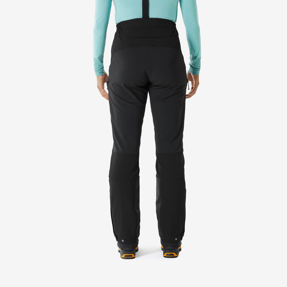 Pantalon d'alpinisme chaud femme, Alpinism noir