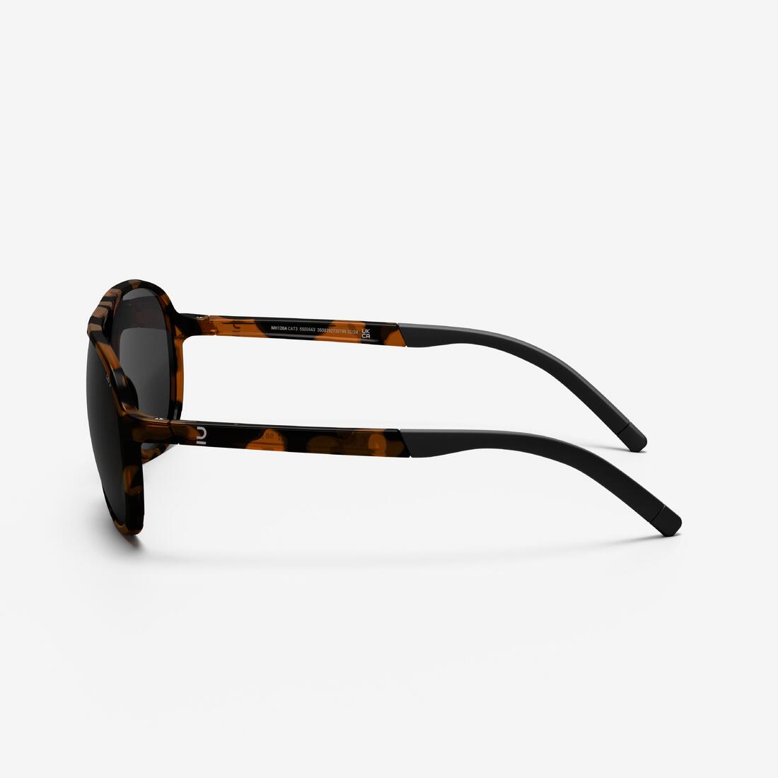 Lunettes de soleil randonnée - MH120A - adulte - catégorie 3 noires