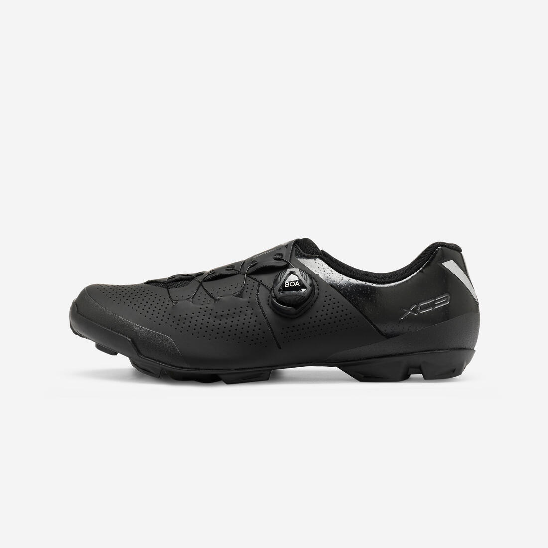 Chaussures de vélo VTT Cross-country SPD,  Shimano XC3 noir