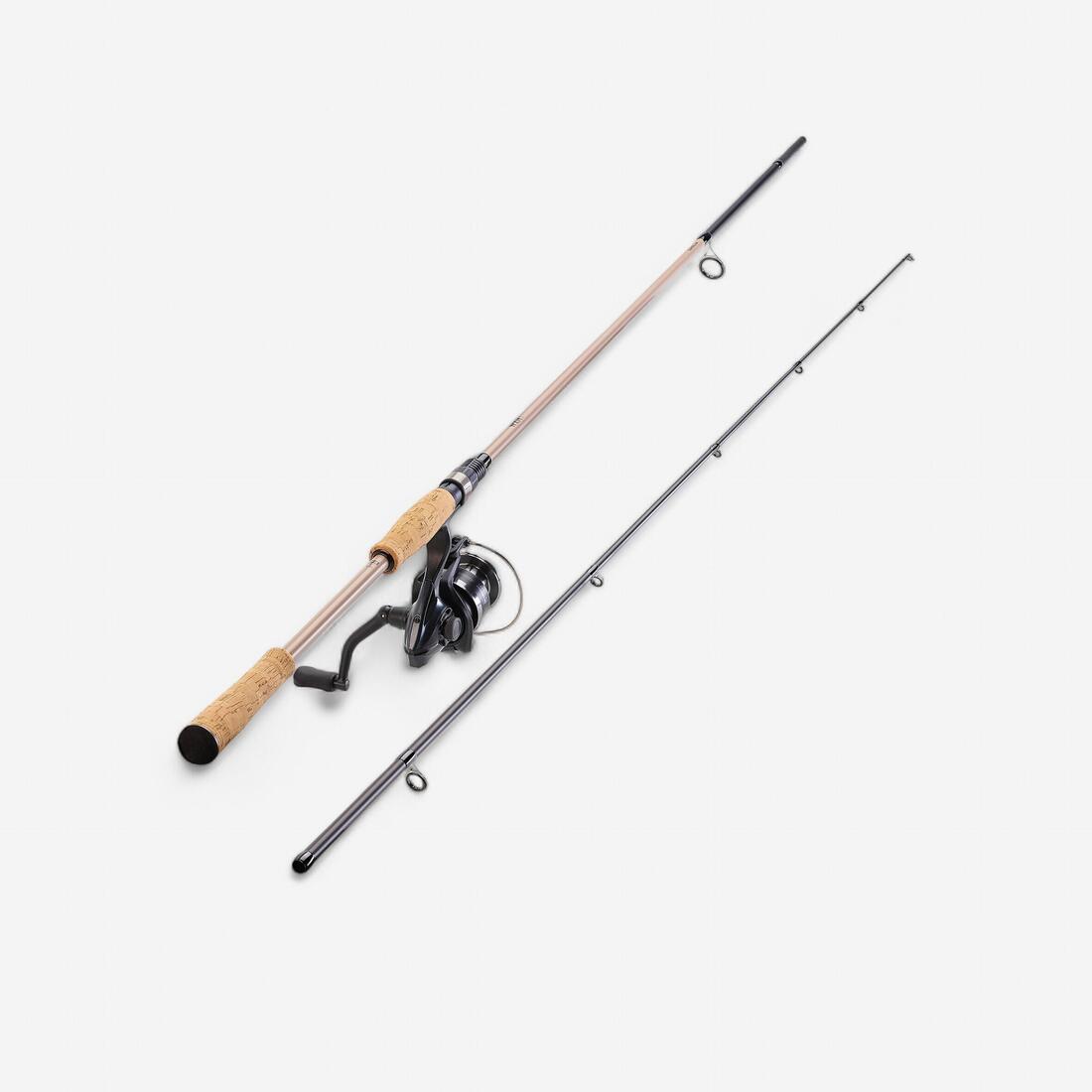 Ensemble canne & moulinet pêche aux leurres WXM 100 Spinning 2.40 MH 10-30g