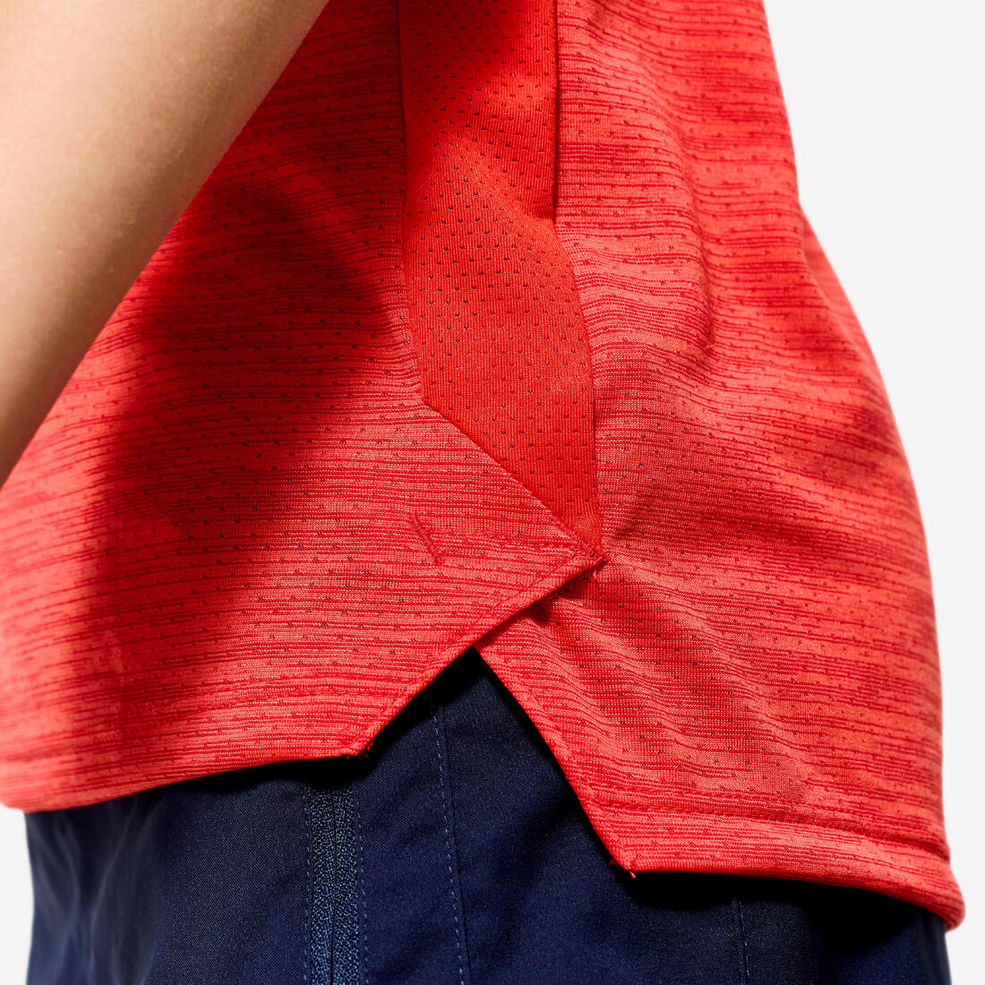 T-shirt enfant synthétique respirant - 500 marine