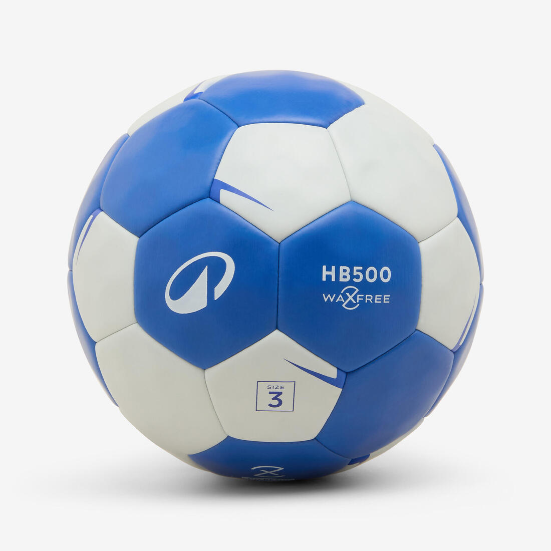 Ballon de handball sans résine taille 3 - Waxfree V2 bleu / blanc