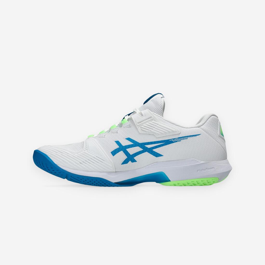 Chaussures de tennis multicourt homme, Solution Speed FF 4 blanc bleu