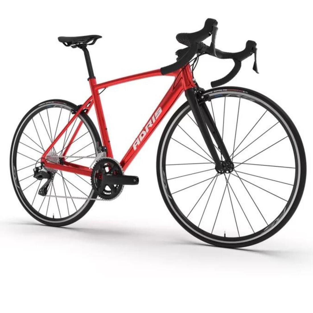 Vélo de route ADRIS Asphalte CAMELEON ROUGE SORA