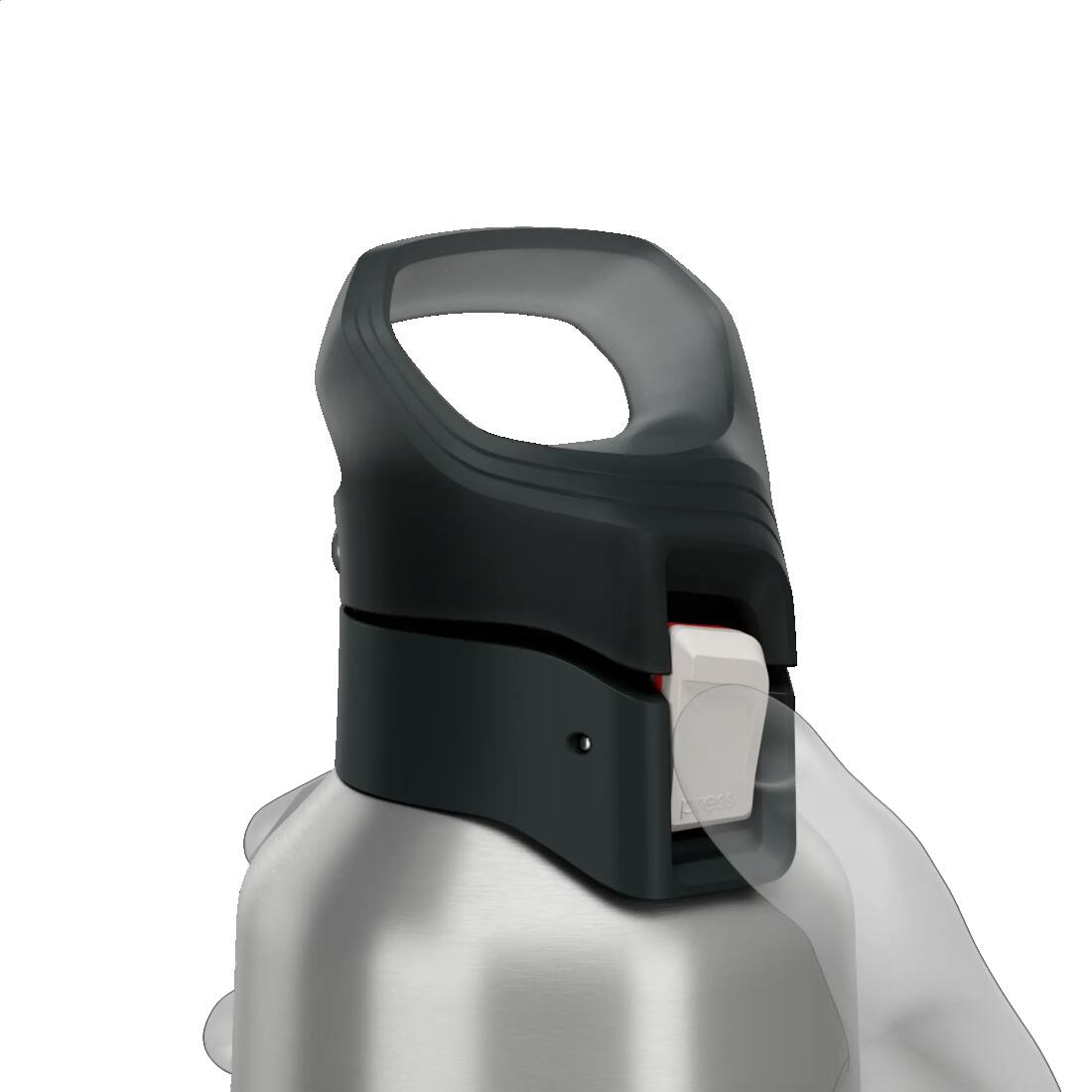 Gourde 900 isotherme inox 0,8L bouchon à ouverture rapide pour la randonnée