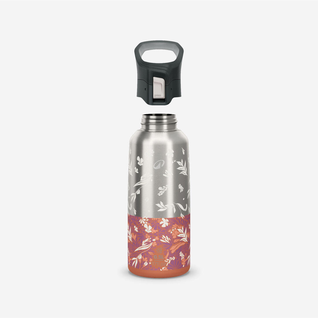 Gourde 900 isotherme inox 0,5L bouchon à ouverture rapide pour la randonnée
