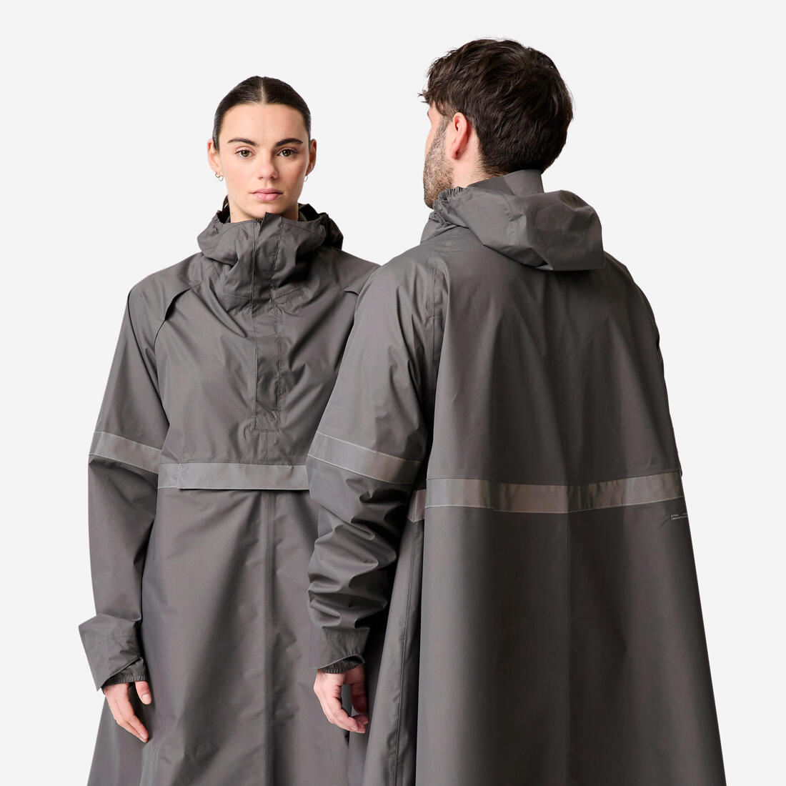 Poncho pluie vélo ville, visibilité de nuit, 540