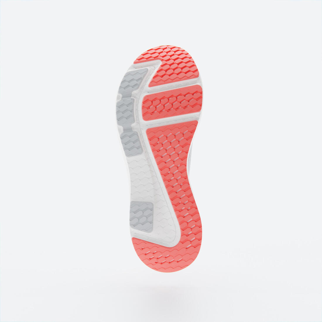 CHAUSSURE DE RUNNING FEMME KIPRUN KS 500 2  GRIS ET CORAIL