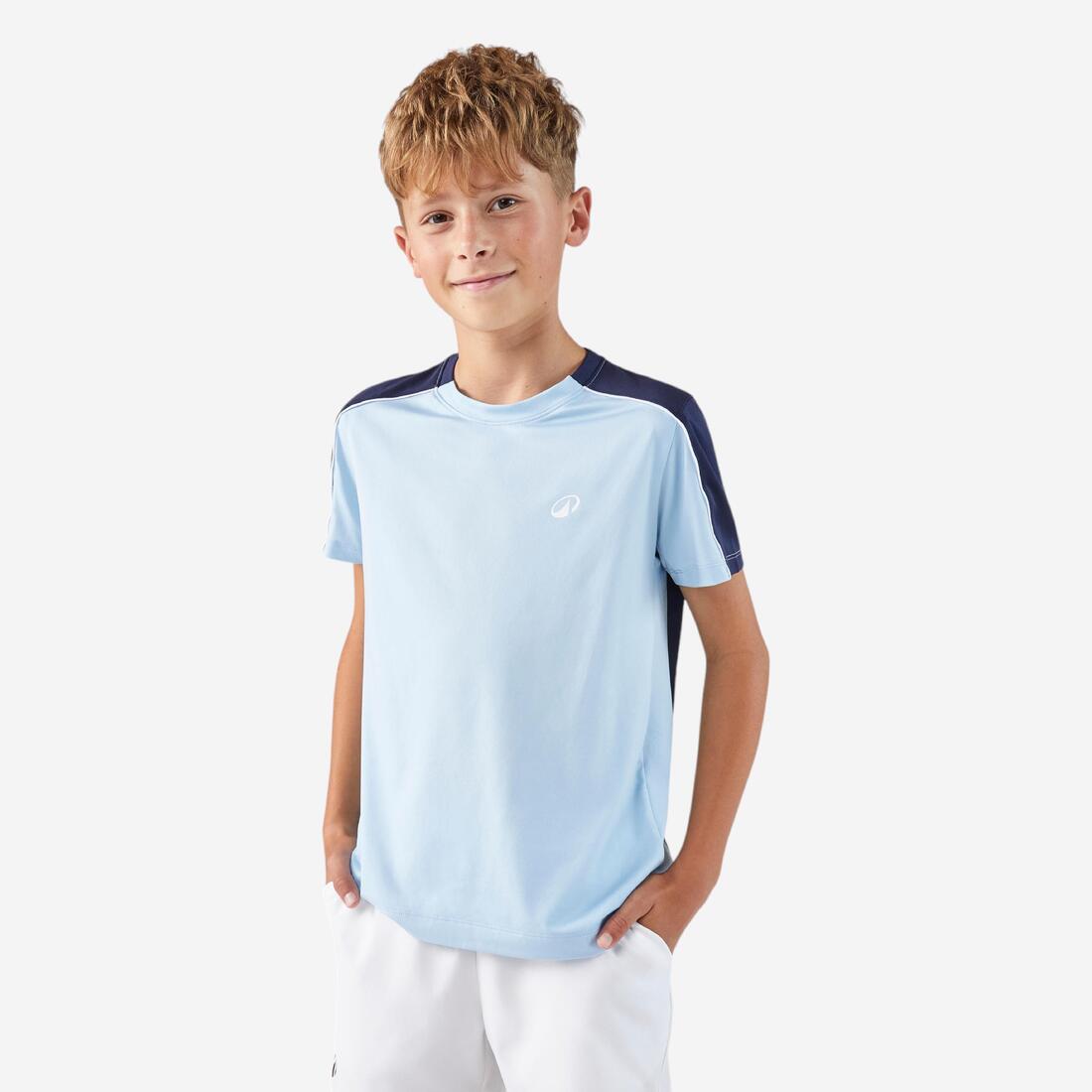 T-shirt de tennis Junior col rond - TTS DRY JR