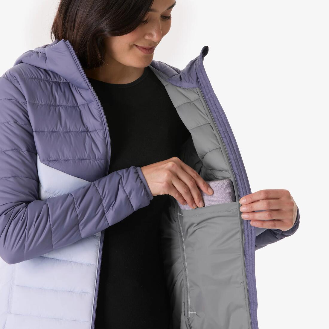 Doudoune chaude  -6° de randonnée femme, MH500