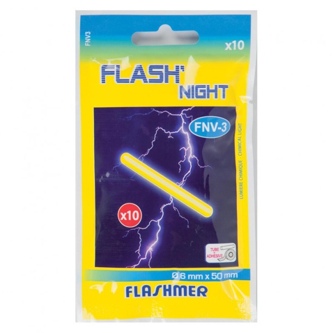 Bâtons lumineux FNV-3 FLASH NIGHT T3 6.0x50mm X10