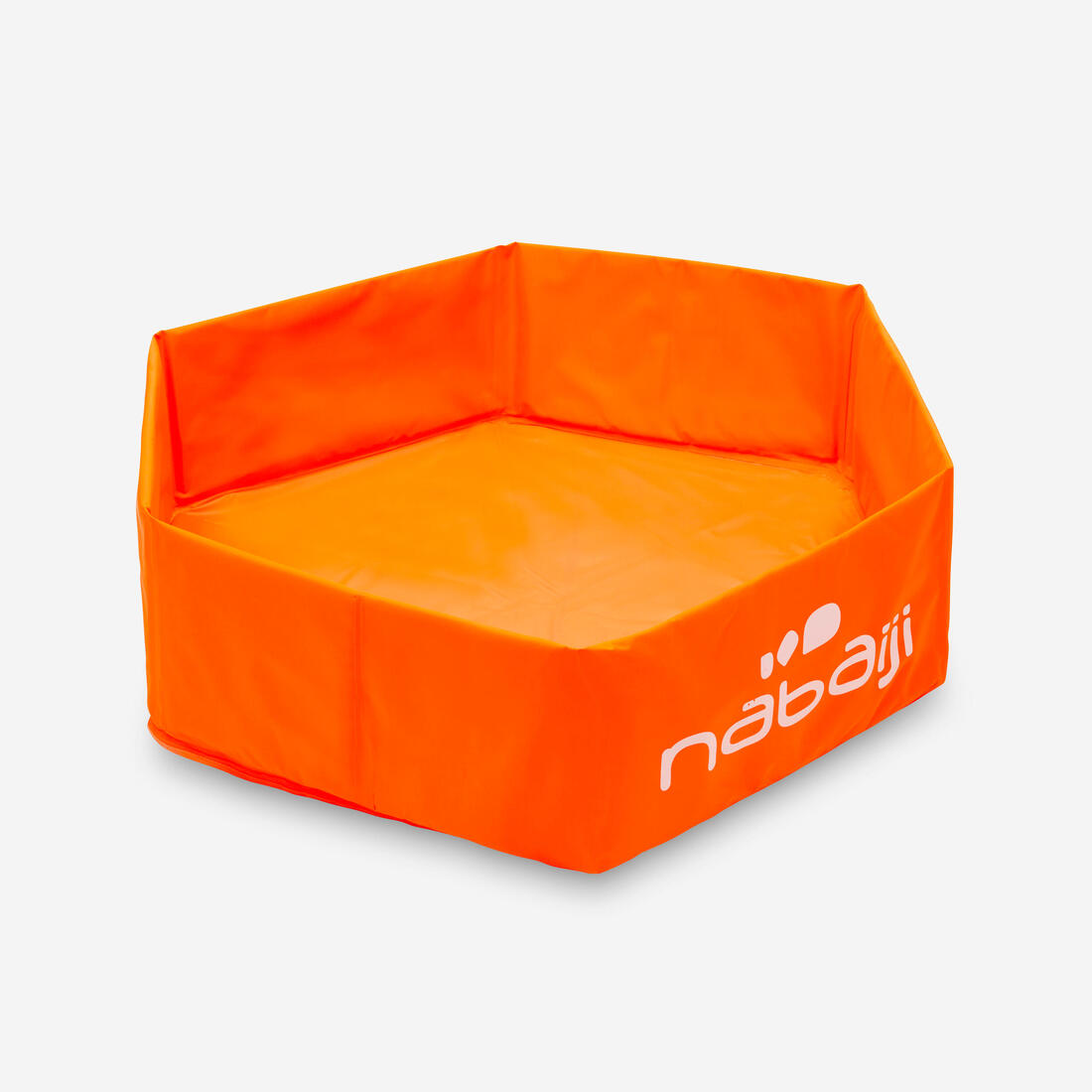 Piscinette enfant TIDIPOOL BASIC orange en mousse de 75 cm de diamètre