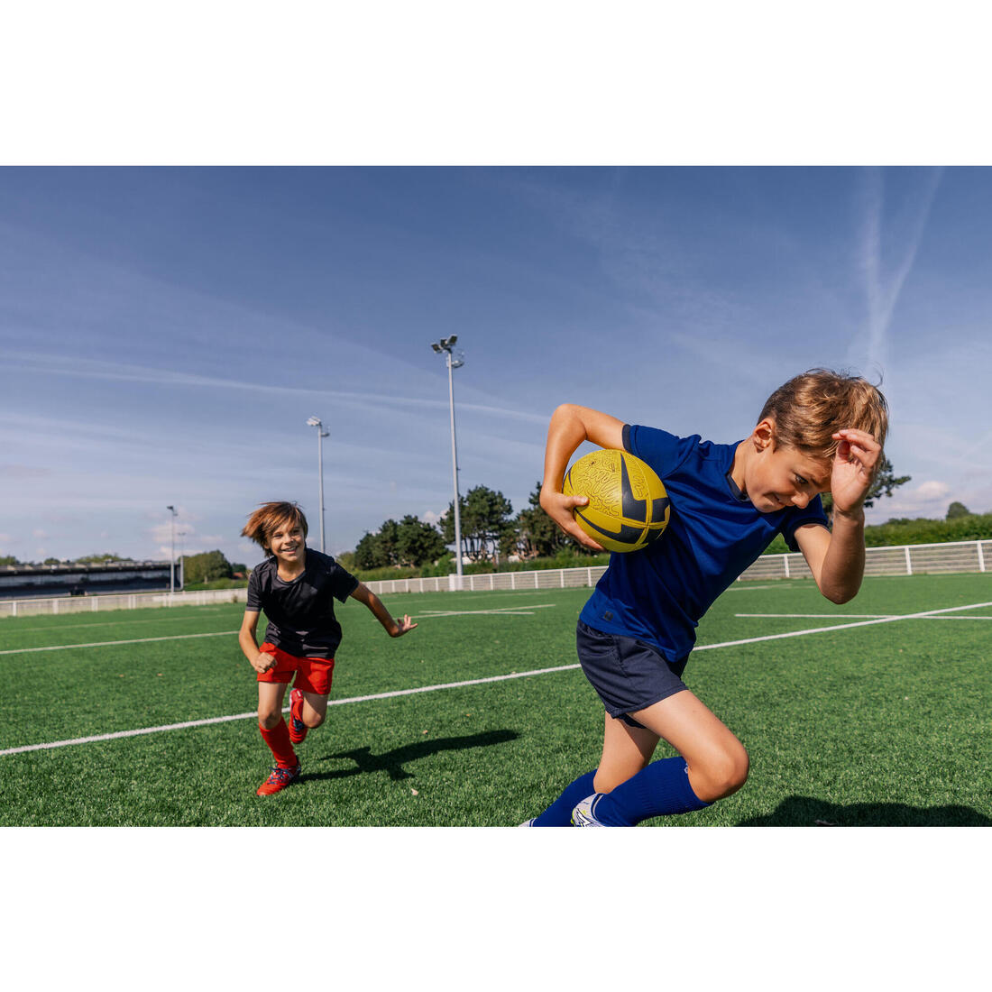 Maillot manches courtes de rugby enfant - r100