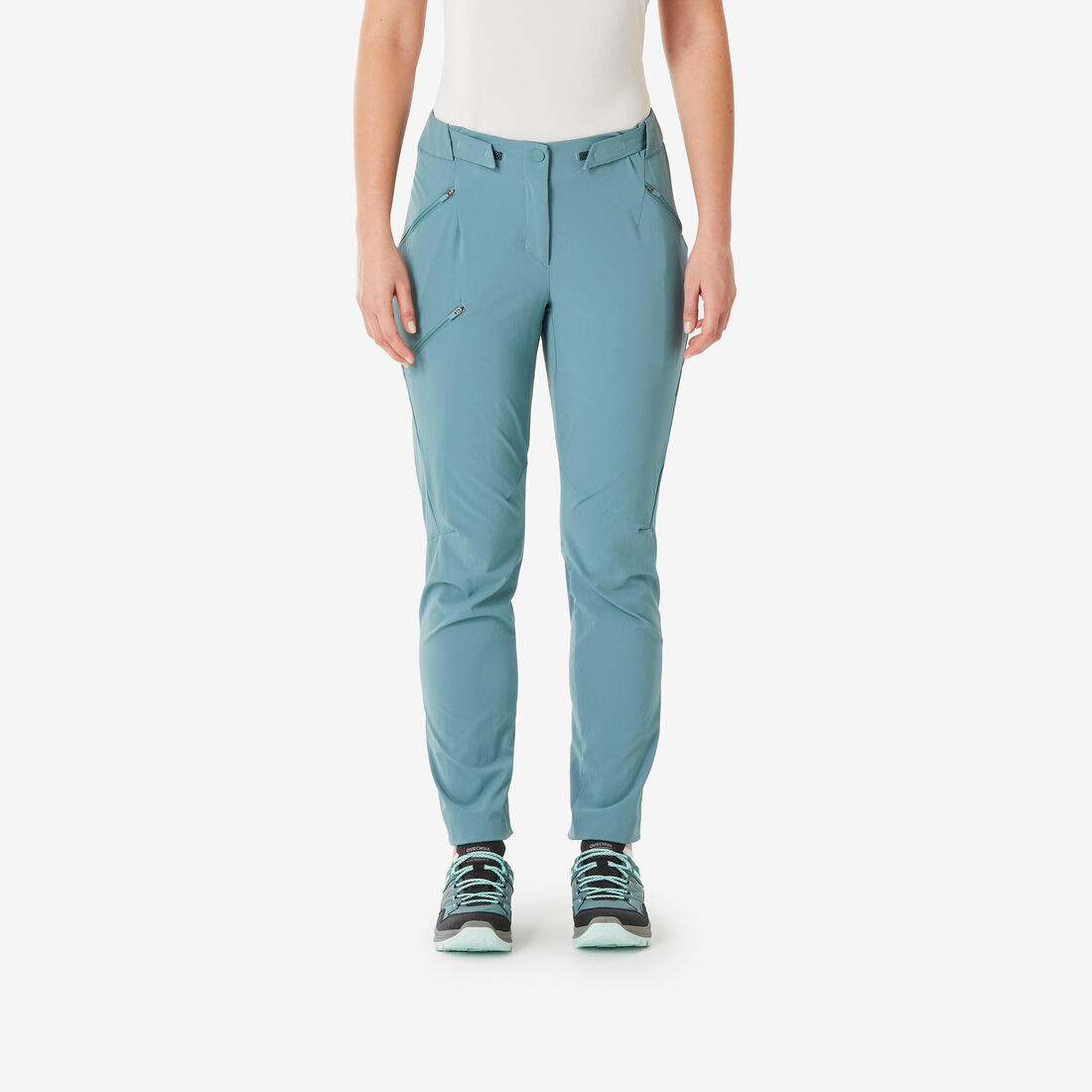 Pantalon de randonnée montagne - MH500 - noir - Femme