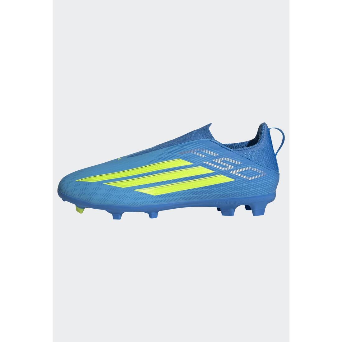 adidas F50 League sans lacets FG/MG chaussure Enfant Bleu