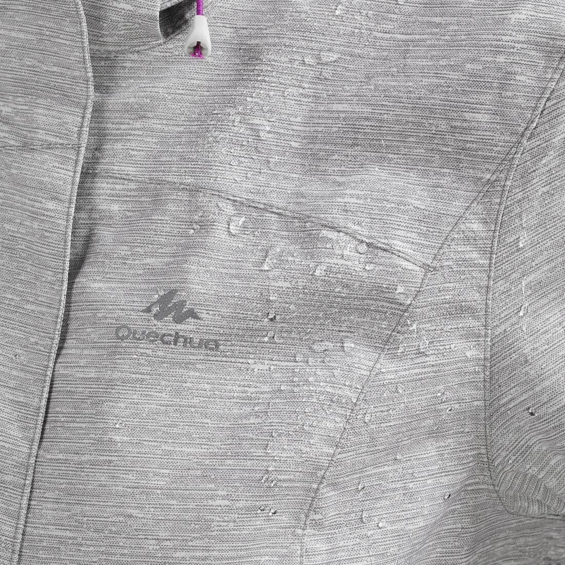 Veste de randonnée imperméable femme, MH100